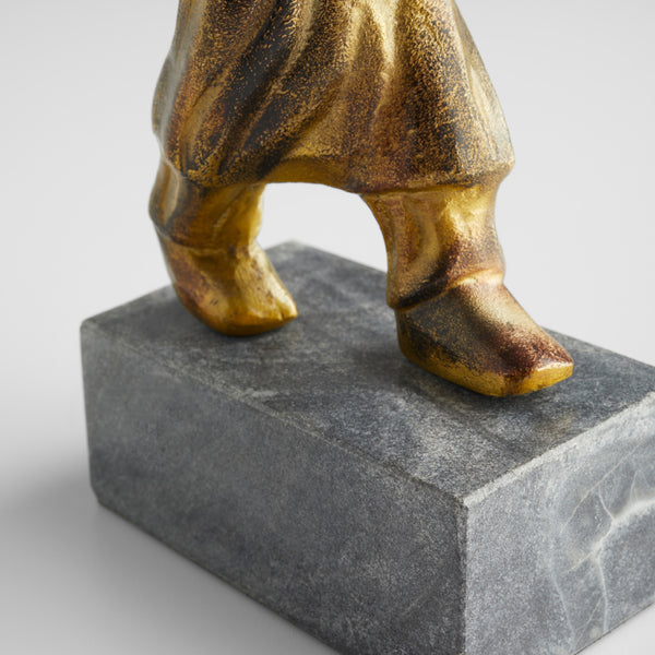 Epicurus Sculpture | Gold