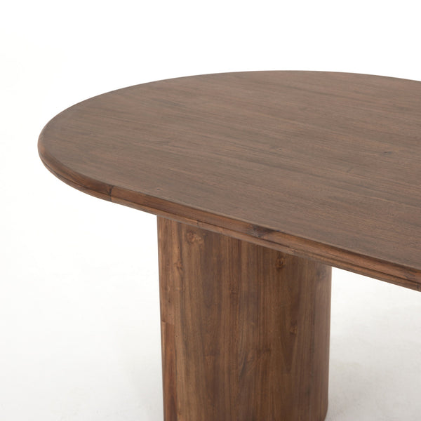 Paden Dining Table in Seasoned Brown Acacia