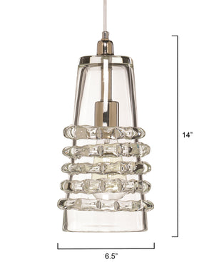 Long Ribbon 1-Light Pendant