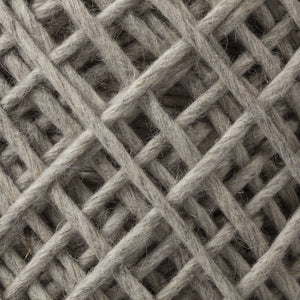 Allium Oatmeal Handwoven Wool Cylindrical Pouf