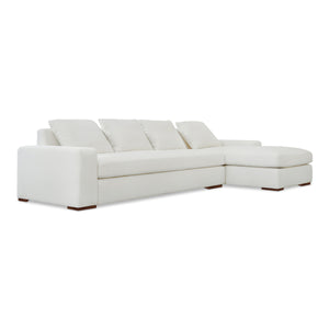 Moe's Thomas Right Sectional in Ivory