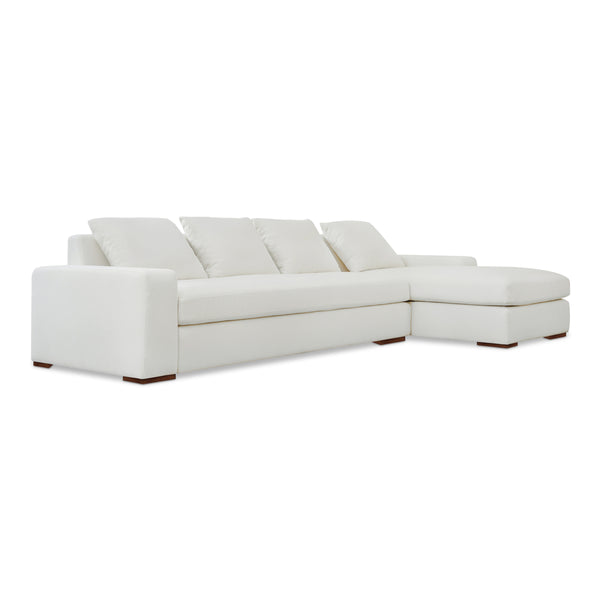 Moe's Thomas Right Sectional in Ivory