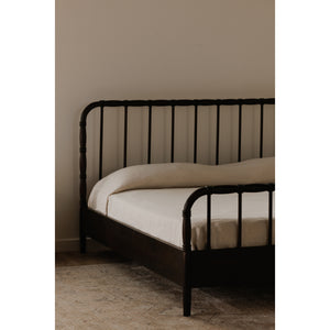 Moe's Vivian King Bed in Dark Brown