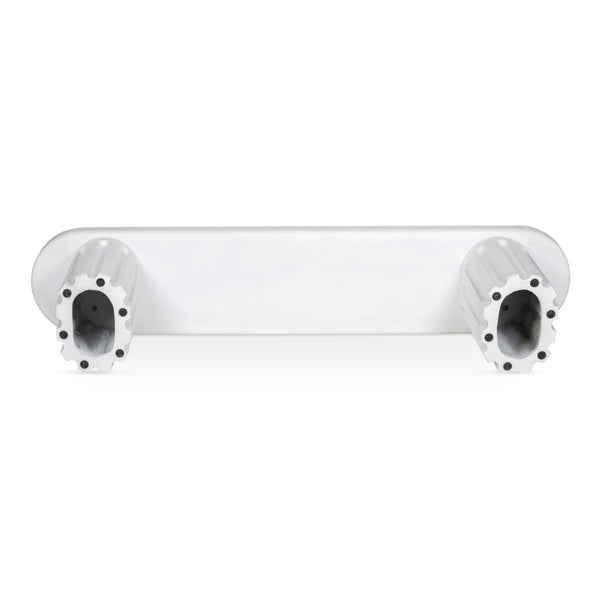 Eris Outdoor Dining Bench in White