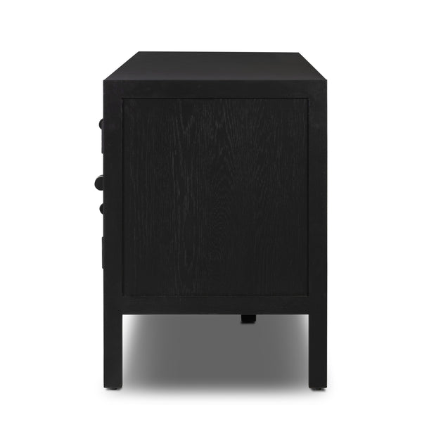 Laker Media Console In Black Oak