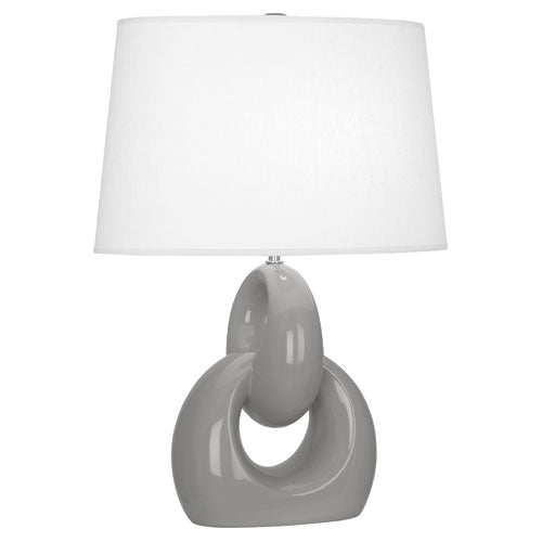 Smokey Taupe Fusion Table Lamp