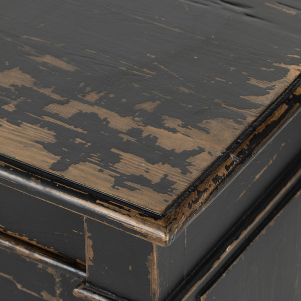 Marjorie Sideboard In Distressed Black