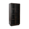 Rogers Solid Wood Tall Cabinet with Glass Doors