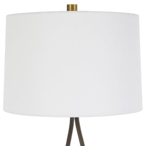 Separate Paths Iron Table Lamp