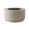 Damian Outdoor Fire Table In Natural Concrete