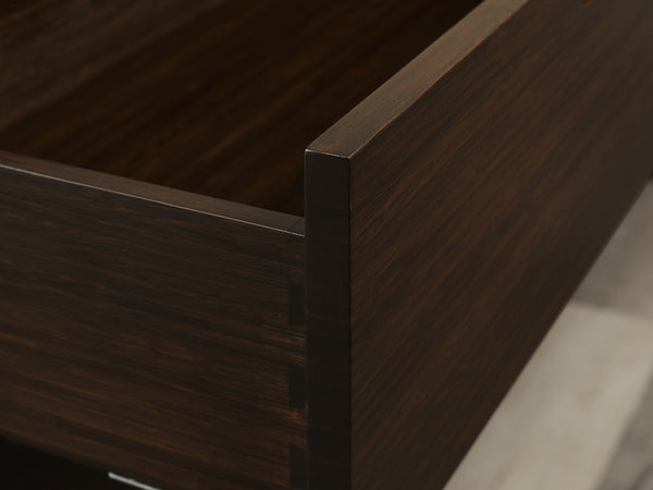 Weston Five Drawer Chest, Black Walnut