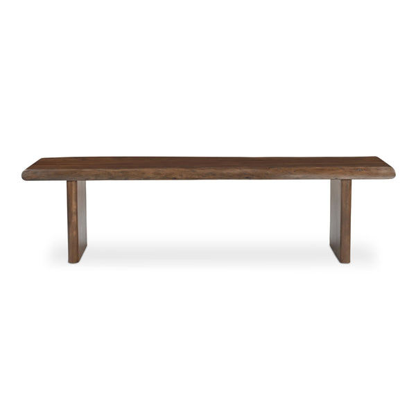 Moe's Lila Large Dining Bench Brown