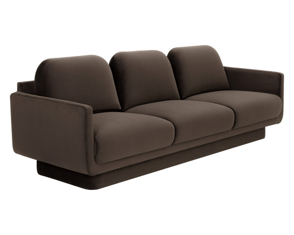 EVERTON SOFA - MEG DARK BROWN