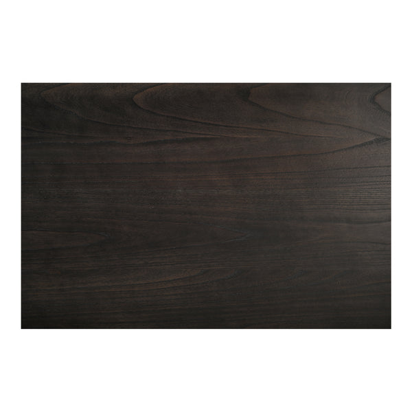 Glenn Oval Dining Table in Dark Brown Neem Wood