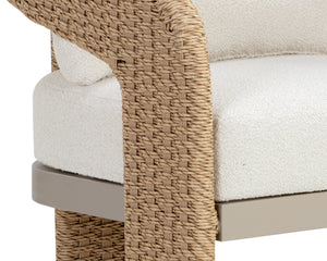 PYLOS DINING ARMCHAIR - NATURAL - LOUIS CREAM