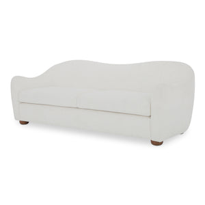 Moe's Bria Sofa in Oatmeal with Rubberwood Feet