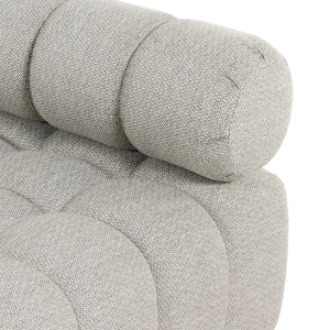 Roma Outdoor Sectional In Armless Pc In Ash