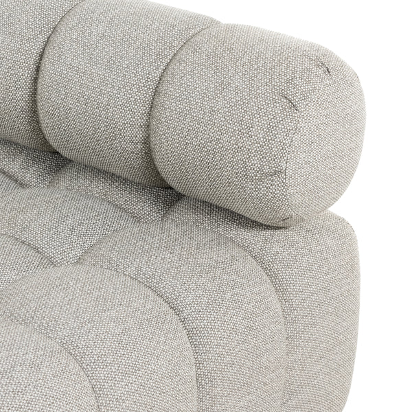 Roma Outdoor Sectional In Armless Pc In Ash