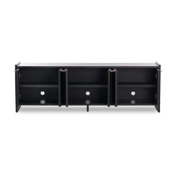 Etro Media Console - Black Wash Poplar