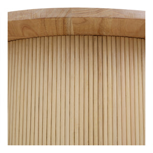 Kiefer Rattan Coffee Table w/ Wood Top, Natural