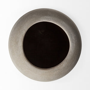 Cove Grey/Brown Ceramic Vase