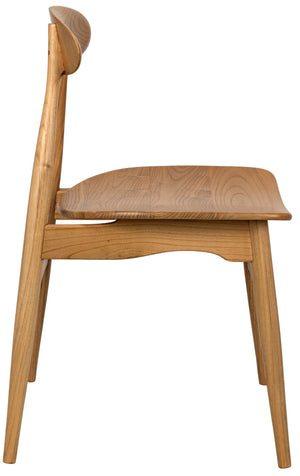Surf Chair in Sungkai/Mindi with Clear Coat Finish