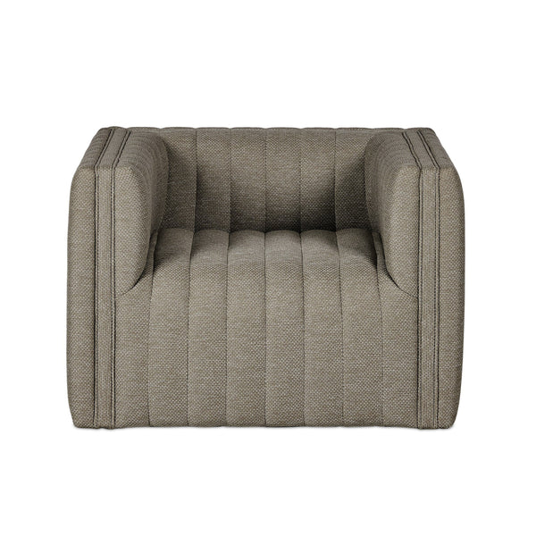 Augustine Outdoor Swivel Chair - Casa Grey