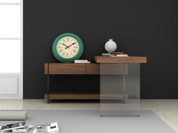 Tayla Desk White High Gloss