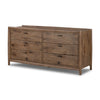 Glenview 6 Drawer Dresser In Weathered Oak