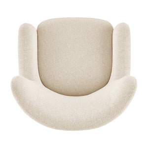 Tiffany KD Boucle Accent Arm Chair, Palladian Beige