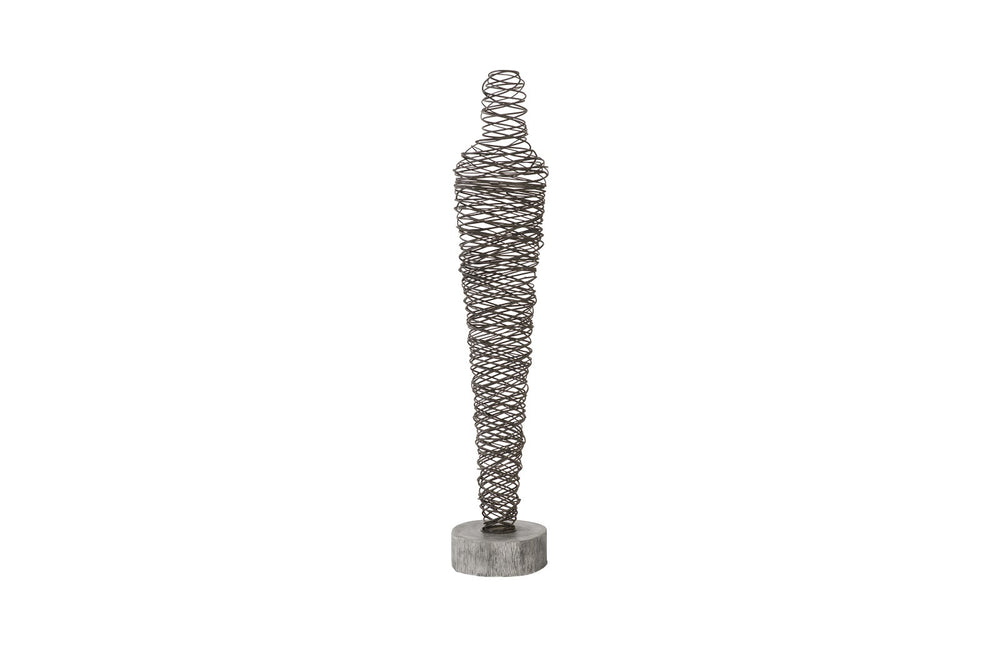 Abstract Wire Man Floor Sculpture, Small