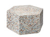 Hepburn Mother of Pearl Hexagon Coffee Table