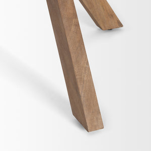 Solana Light Brown Wood Foyer Table
