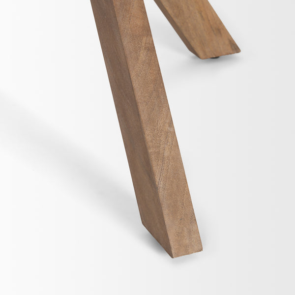 Solana Light Brown Wood Foyer Table
