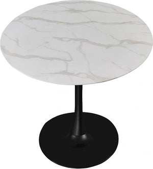 Omar Dining Table In Matte Black