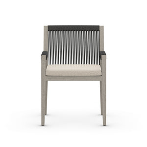Sherwood Dining Armchair In Grey/Faye Sand