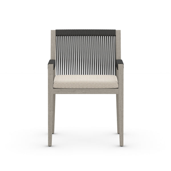 Sherwood Dining Armchair In Grey/Faye Sand