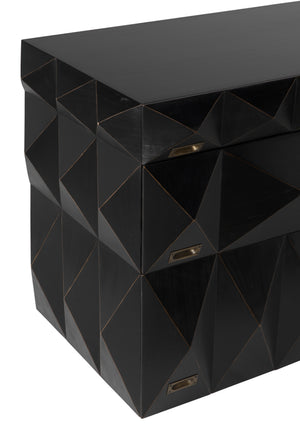 Allegra Dresser, Hand Rubbed Black