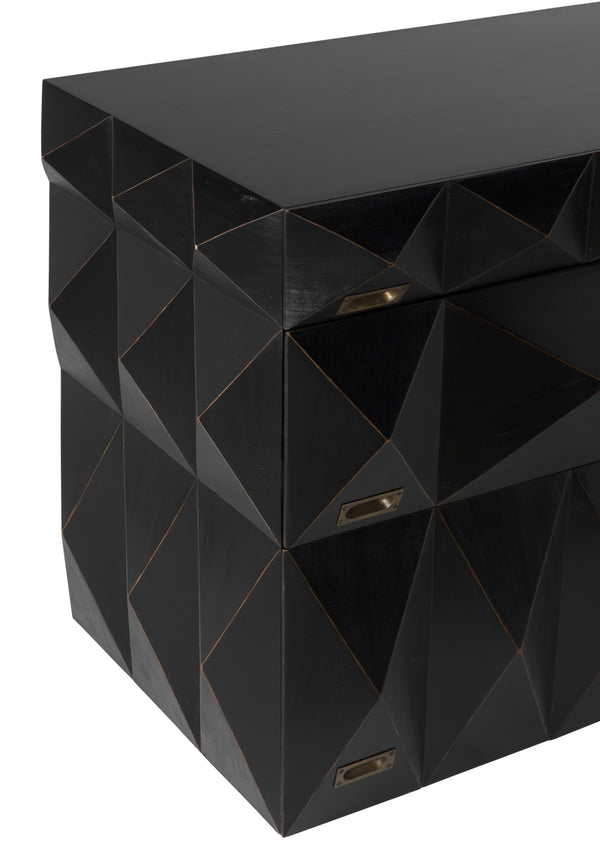 Allegra Dresser, Hand Rubbed Black