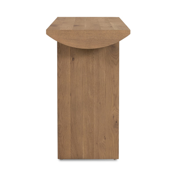 Pickford Console Table In Dusted Oak Veneer