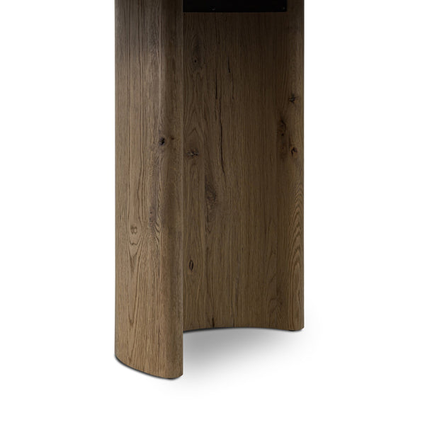 Paden Dining Table - Worn Oak Veneer