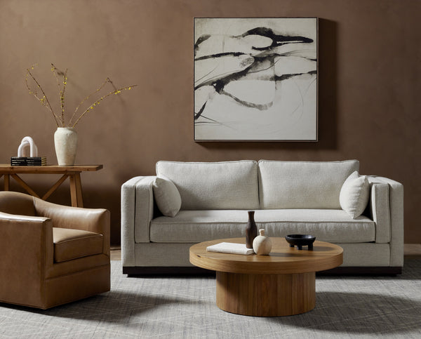 Lawrence Sofa In 87" In Nova Taupe