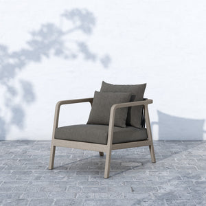 Numa Outdoor Chair in Grey and Charcoal