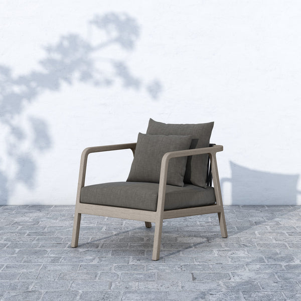Numa Outdoor Chair in Grey and Charcoal