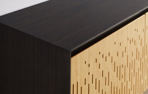 Hanna Console Sideboard, Caviar/Wheat