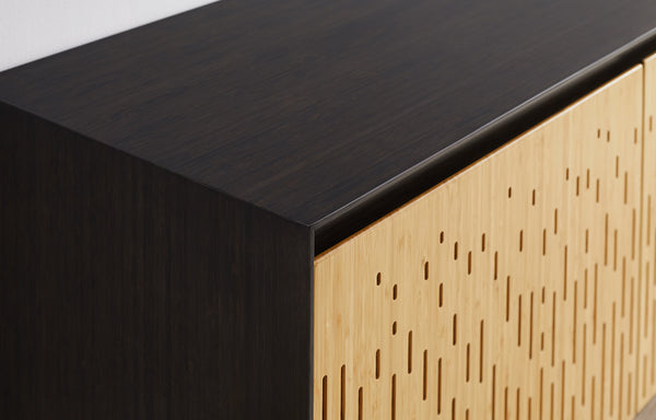 Hanna Console Sideboard, Caviar/Wheat