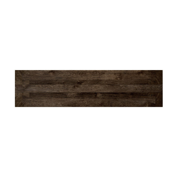 Abaso 6-Drawer Dresser In Ebony Rustic Wormwood Oak