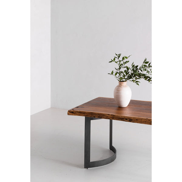 Moe's Bent Small Dining Table in Natural Acacia Wood