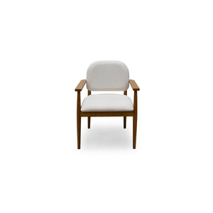 Moe's Norrie Dining Chair in Cream
