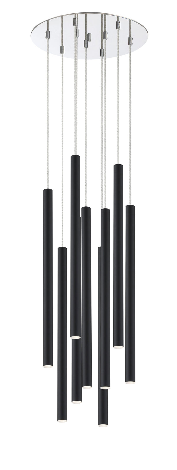 Forest 9 Light Island/Billiard in Chrome Finish